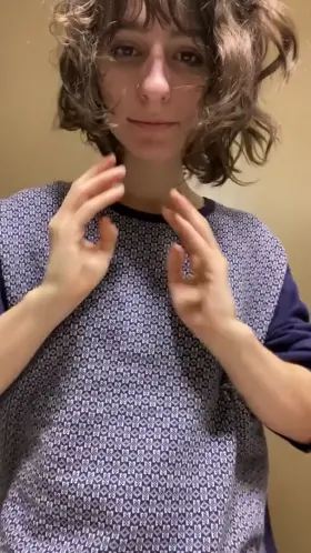 my tits are so tiny that titty drops never work, but they finally slightly jiggled for the first time ever!! 🥺