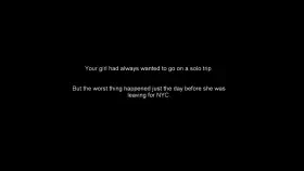 [Part 1] You had a big fight just before your girl was leaving for a solo trip