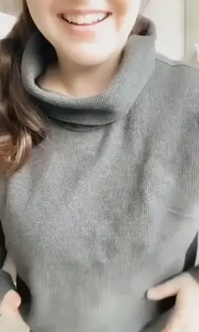 Wearing cozy clothes is the best because you can surprise people with what you’re hiding under them.