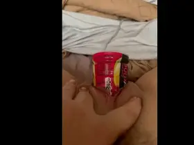 POV birthing a bottle
