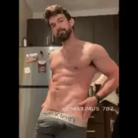 Pull them the rest of the way down... with your teeth