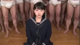 Uniform covered in cum