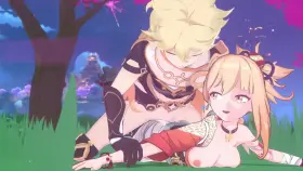 Yoimiya proneboned by Aether (horizontalslope)