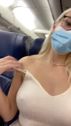 Masturbating on the plane