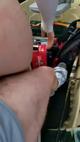 When the fishing is slow..