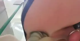 training myself with my flint from bad dragon~~