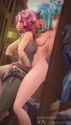 Maeve and Evie are going full horny in public [Paladins] (Jineisho)