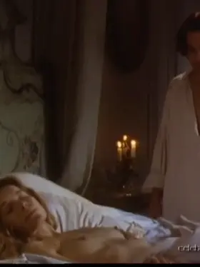 Alice krige ( the borg queen in star strek ) seducing young ewan McGregor in scarlet and black (1993)