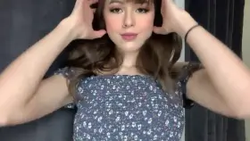 I’m not sure they are too small, too perky, or if I’m just bad at the. But, this was my best attempt at a titty drop!