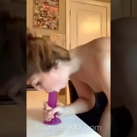 Deepthroating Dildo