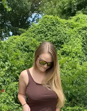 Pierced nips in the warm sunlight : )