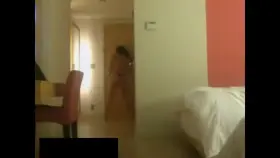 Busty Girl Tease Room Service Boy
