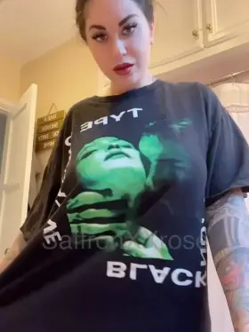 Black is the no 1 color to hide how big your tits are! Did you see what I did there?