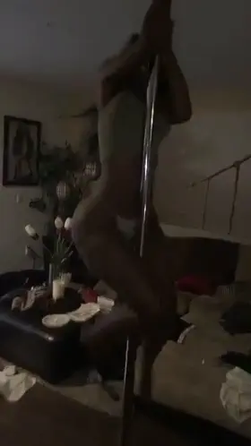 Bria Myles Pole Dancing