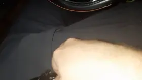 Masturbating after work in the parking lot...hope no one sees 😅😅