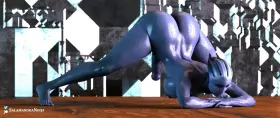 futa liara jake o pose( salamandra ) [mass effect]