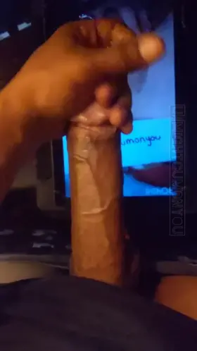 she wanted something to watch while hubby eats her out