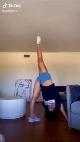 Addison is so flexible