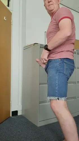 (56) Getting too hot in the office! 😜