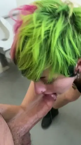 I love being a public cum toilet