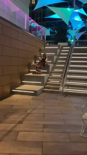 Most people would be too chicken to eat their besties pussy right down town [F]