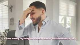 Coming back home with my college roommate