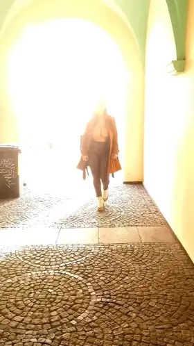 And another of my walks in the old city, during which she 