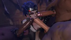 Widowmaker multitasking (Nottanj) [Overwatch]