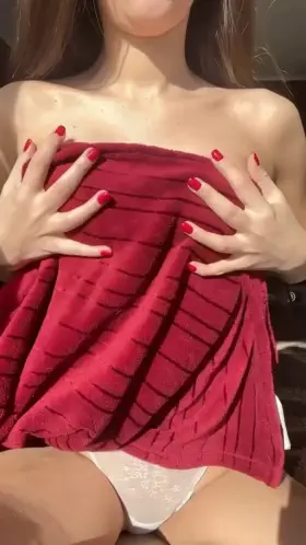 Can I make you happy by showing my tiny tits?