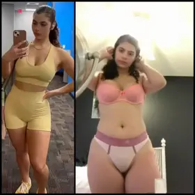Latina With Amazing Body Shows Off Post-Workout 😍