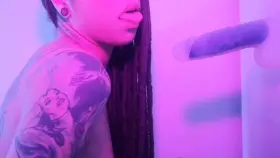 JOI ASMR Dildo Blow Job, licking, Sucking, Encouragement, Dirty Talk and Purring