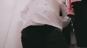 Your [f]avorite kitchen slut! All I'm missing is my plug. They never suspect me. [30]