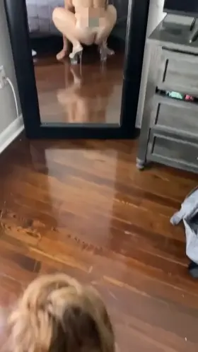 Just before I blew my load