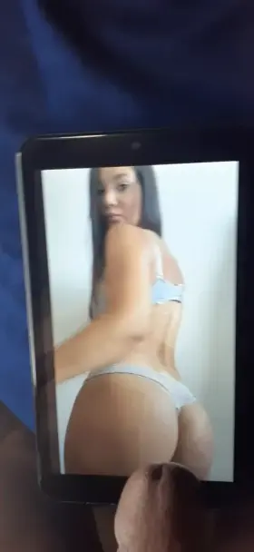 This bitch has a fat ass and my balls needed to be emptied.