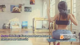 Megan art student fucks the model (Doberman Studio)