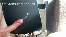 My CUMshot hands free (slow motion) !!!