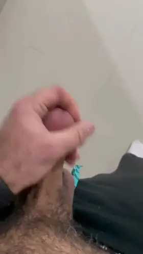 Trying to hold it but can’t help it.