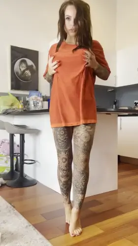 A puppy and a pussy, what more could you want in one video?