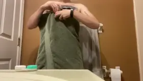 ;) I wanted to show you what was under my towel