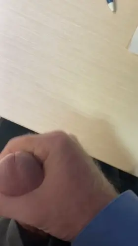 Cumshot at work