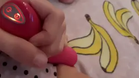 Tight pussy masturbate to lesbian porn REAL ORGASM