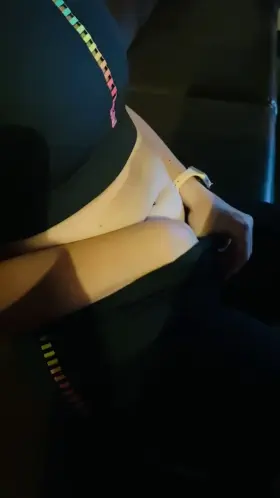 [F]lashing my tits wasn’t enough. She dared me to play with myself too…