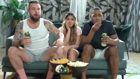 May Thai - Cheating Asian Wife Gets Frisky During Game