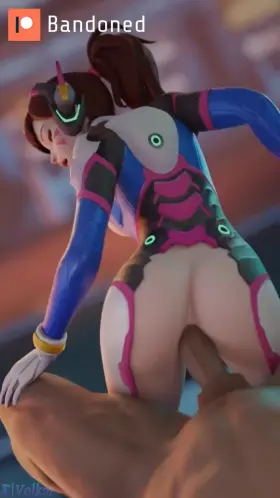 D.va Anal ride (Sound Update) (Bandoned) [Overwatch]