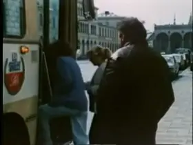 Vintage German bus blowjob
