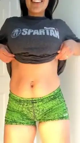 A quick titty before my workout