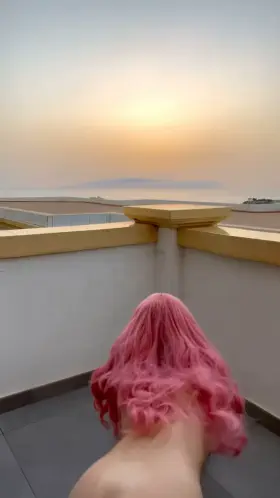 My neighbors love my daily strip tease on the balcony