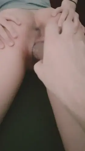 Trying out the new dildo [FM]