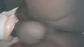 Watch my balls swing as I fuck and nut this fleshlight.