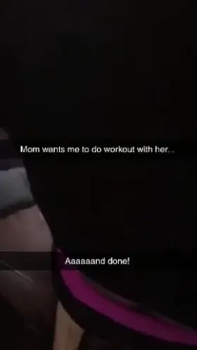 Workout with mom